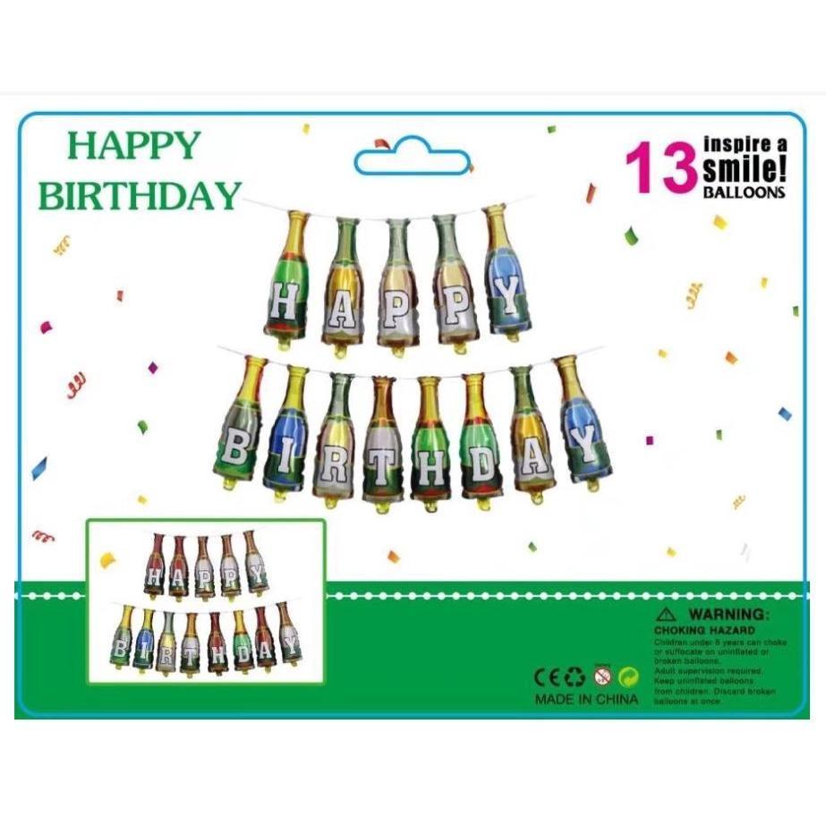 Large champagne bottle, balloon, birthday glass, goblet party, bubble party, flamingo cocktail 大号香槟酒瓶酒杯铝膜气球 (213L) - Image 10