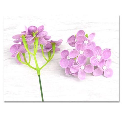 40pcs/box Soap Flower Artificial Flower Hydrangea Head for Wedding Decor DIY Soap Bouquet (545L) - Image 3