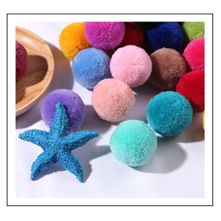 20mm Mini Fluffy Soft Pom Poms Pompoms Ball Handmade Kids Toys Wedding Christmas Decor DIY Sewing Craft(1090L) - Image 4