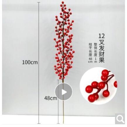 Fortune Fruit Artificial Flowers for Wedding DIY Home Decoration Christmas Valentine's Day Easter Garden Outdoor(1639L) - Image 11
