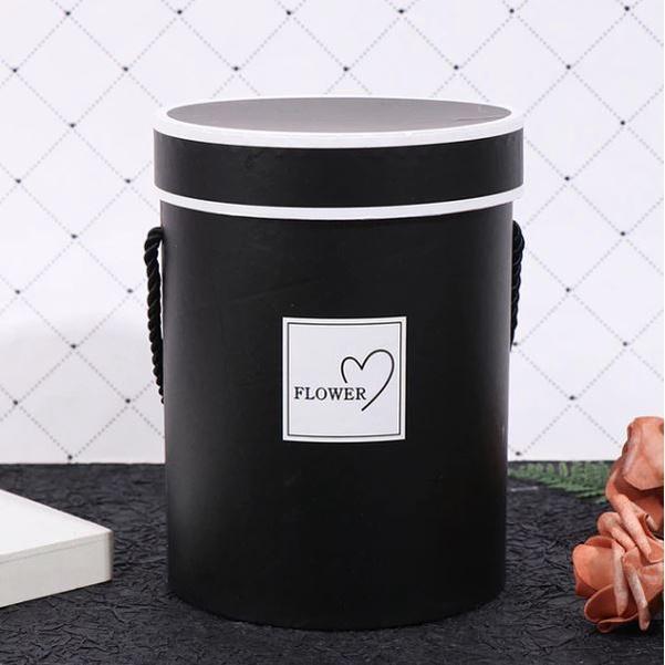 Bouquet Flowers Box Packaging Artificial Flower Arrangement Stand Vase Home Wedding Party Table Decor Round Gifts(1884L) - Image 7