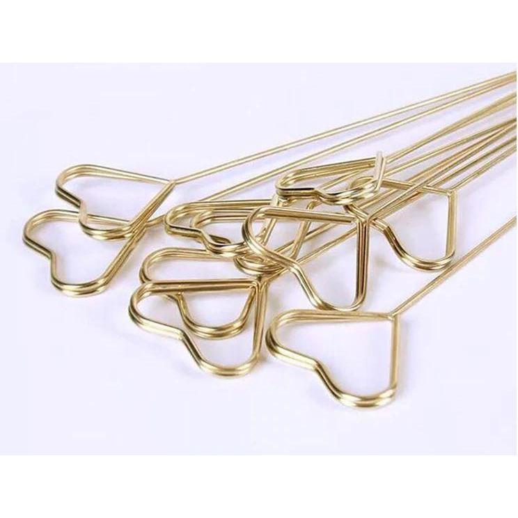 1pc art card holder metal postcard clip flower shop special card gold-plated flower for party decoration(1017L) - Image 3
