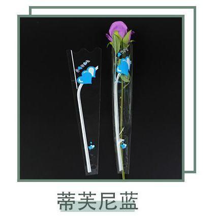 20pcs LOVE Plastic Opp Bag Floral Packaging Materials Accessory Transparency Bag Rose Single Flower Bag (567L) - Image 13