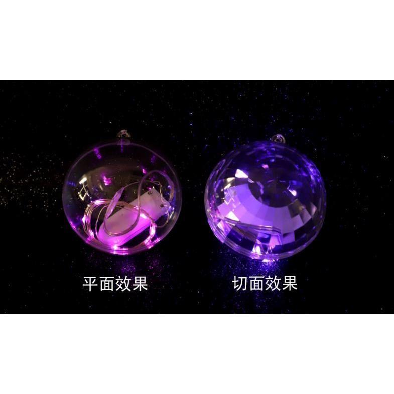 8cm Transparent Diamond Hanging Ball Xmas Tree Sphere Wedding Marriage Party Decor Gift Candy Storage Boxes (882L) - Image 6