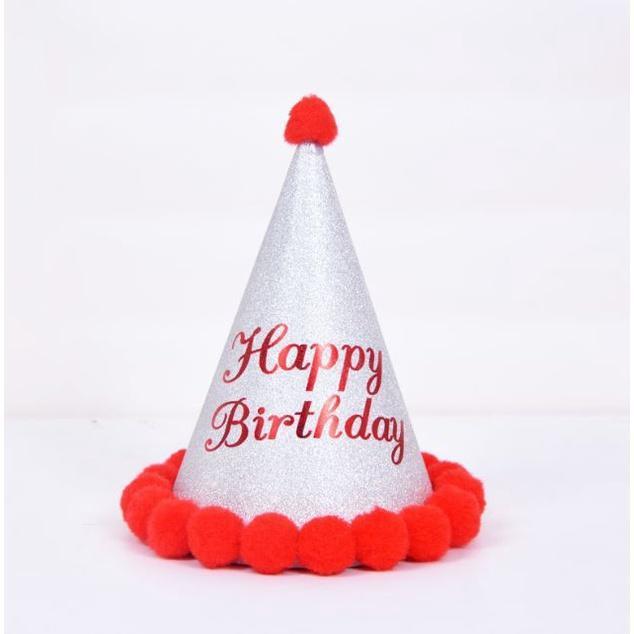 1pc New Glitter Birthday Ball Cap Children Adult Birthday Dress Up Plush Ball Party Birthday Hat(1934L) - Image 12