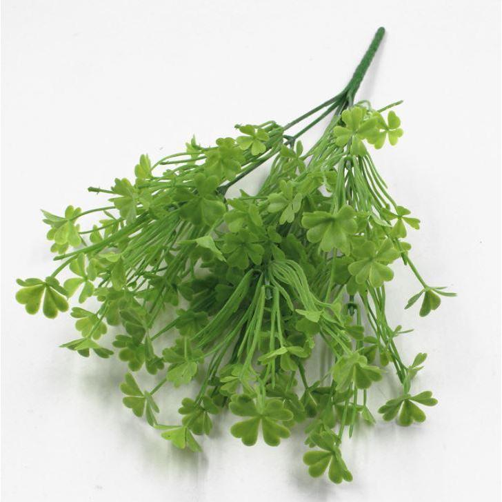 Cheap artificial plant fern grass wedding wall decoration green leaf artificial flower plastic fake plant (1283L) - Image 4