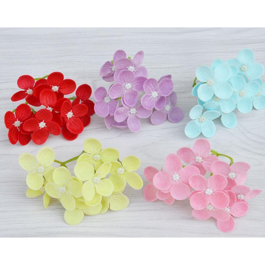 40pcs/box Soap Flower Artificial Flower Hydrangea Head for Wedding Decor DIY Soap Bouquet (545L) - Image 5