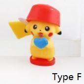 Pokemon Figures Cosplay Hats Pikachu Figure Cartoon Mini Cinturon Pokémon Anime Figurine Action Model Kids帽子皮卡丘(1727L) - Image 7
