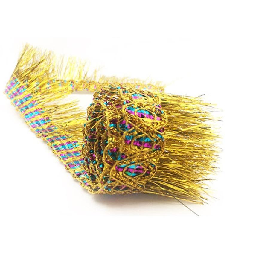 1yard 5.5cm~8cm Silk Tassel fringe sewing bang tassel trim decorative Curtain Tassel for Craft Jewelry亮闪民族花边(1556L) - Image 2