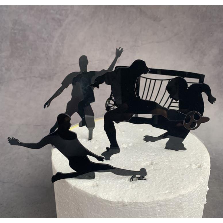 Football Acrylic Cake Topper Novelty Soccer Happy Birthday Cake Topper For Boys Birthday Sports Party (999L) - Image 8