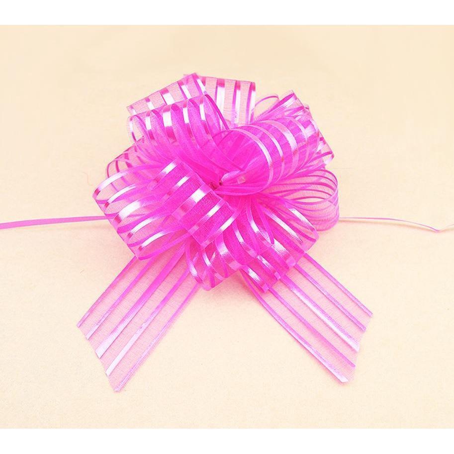 1pcs 5cm Lace Ribbon Christmas Gift Wrap Pull Bows Gift Ribbons Happy New Year Birthday Party Wedding Car Decor(472L) - Image 18