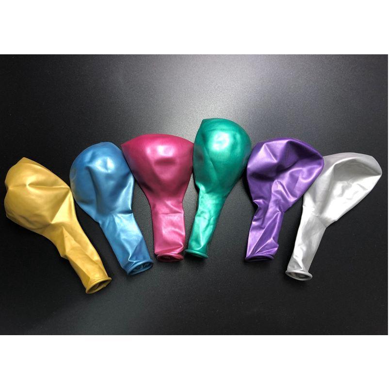 5pcs 12inch 2.8g New Glossy Metal Pearl Latex Balloons Thick Chrome Metallic Colors Inflatable Air Balls 金属乳胶气球 (244L) - Image 6