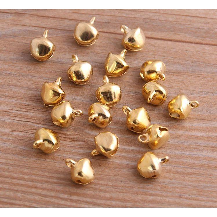 20PC 12mm Jingle Bells Pendants Silver Gold Color Hanging Christmas Tree Ornaments Christmas Decor DIY Craft(1500L) - Image 5