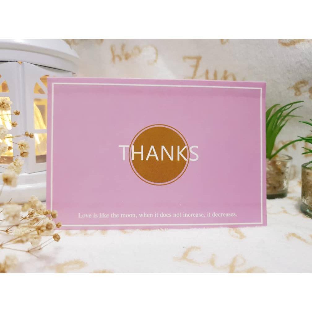 1Pcs Thank You Cards for supporting my small business card for wedding gift package decor Writable Thanks Cards (1545L) - Image 5