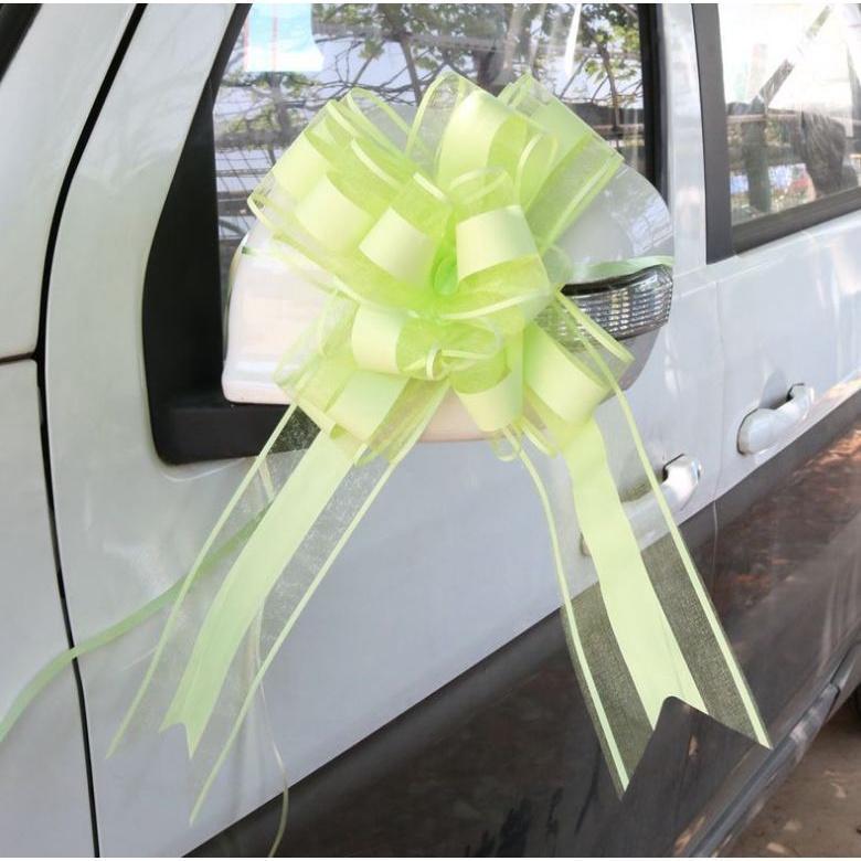 1pcs 65mm large Pull Bow ribbon for bouquet flower Gift Packing Wedding Car Party Decoration(712L) - Image 20