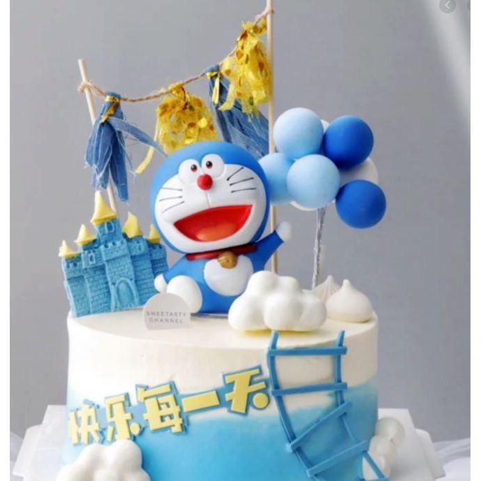 Doraemon Cake Topper Birthday Cake Decoration Party Wedding Dessert Decoration (978L) - Image 2