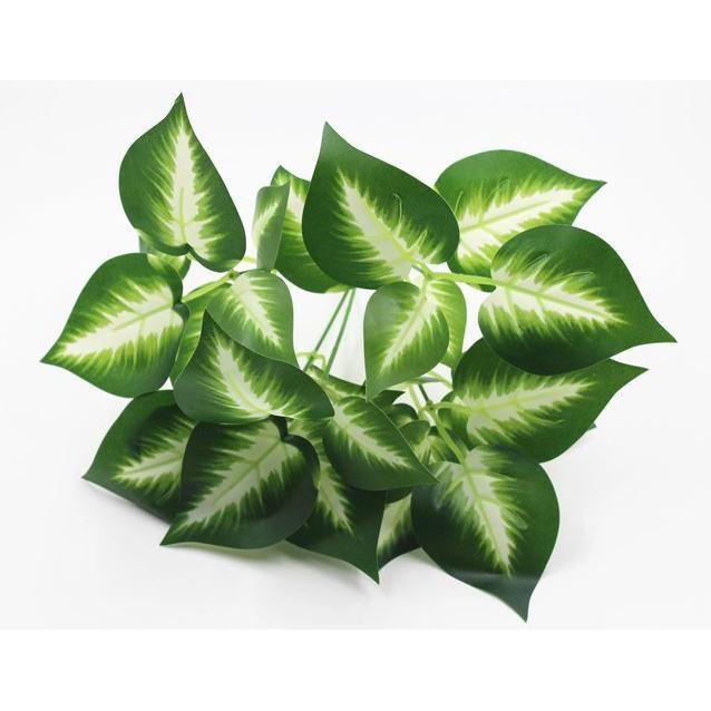 Home Garden Outdoor Wedding Decoration Fake Flower Artificial 5 Fork Plastic Fern Grass Green Leaf (662L) - Image 8