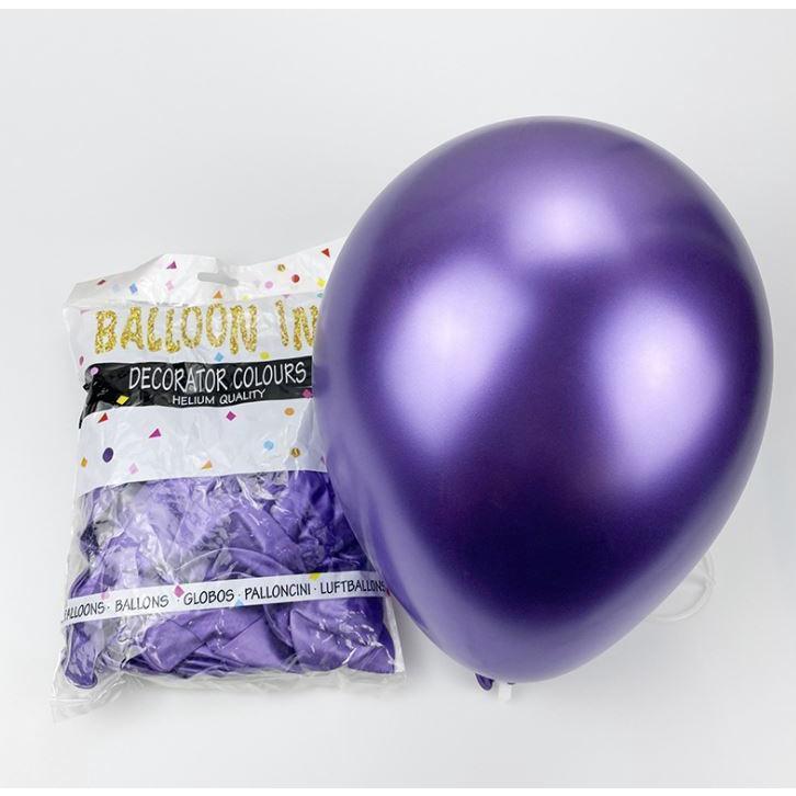 100pcs 12inch 3.2g/1pc Thick Chrome Metallic Colors Party Decor birthday Balloon Supplies Helium Favors ballons (1399L) - Image 5