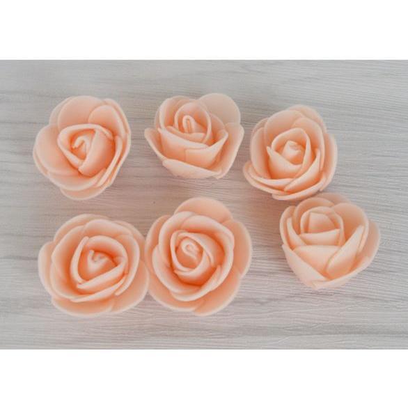 12pcs 3.5cm Mini PE Foam Rose Heads Artificial Silk Flowers for Home Garden DIY Pompom Wreaths Wedding 泡沫玫瑰花(847L) - Image 17