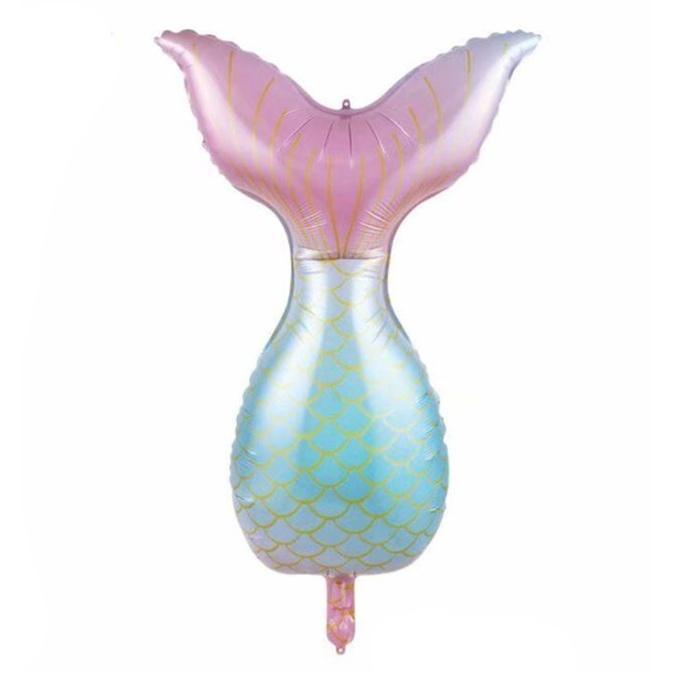 New Gradient Balloon Mermaid Tail Girl Party decoration Film Balloon Ocean Theme Princess Party Decoration(1052L) - Image 4