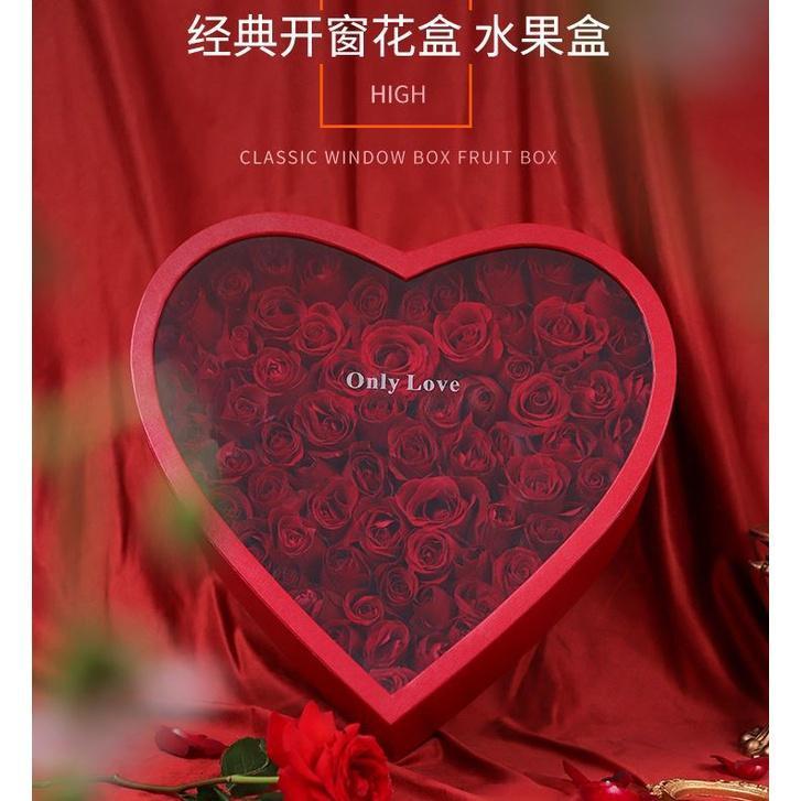 Heart & Round Shaped Flower Box Floral Gift Boxes with Lids Flower Arrangements Dropshipping(1878L) - Image 2