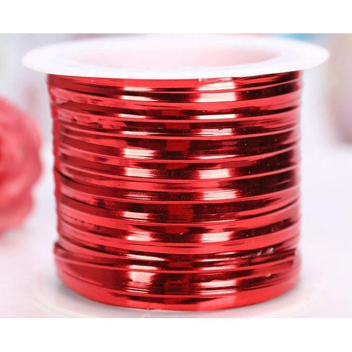 300Yard/roll Twist Wire Tie Multicolor Gift Packaging Wrap Ribbon Rope Food Bread Bag Sealing Tying Twine (1572L) - Image 16