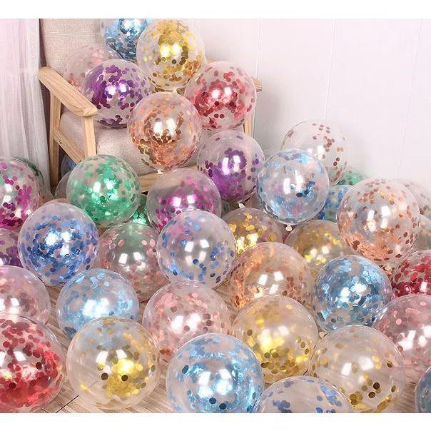 10g Wedding Party Throw Confetti Aluminum Foil Small Circle Transparent Wave Ball Decoration Balloon(595L) - Image 15