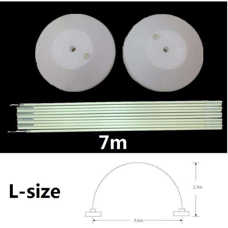 Ruggedized Balloon Arch Kit Wedding Large Set Column Frame Arch/Stand Base+50pcs 10inch 2.3g Candy Balloon(681L) - Image 12