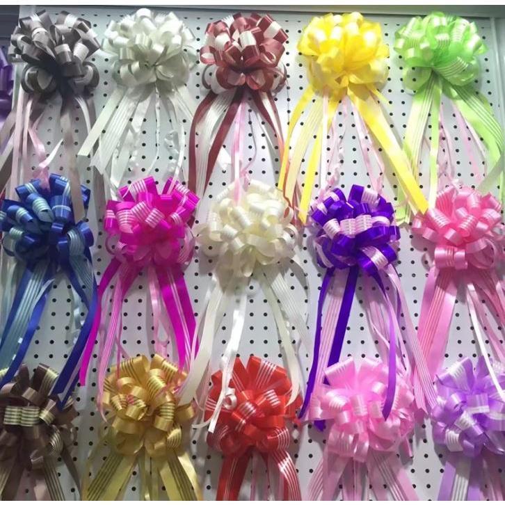 Large 50# Gift Packing Pull Bow Line Ribbons Flower Ball Pull Ribbon Holiday Gift Christmas Wedding Decoration(1323L)