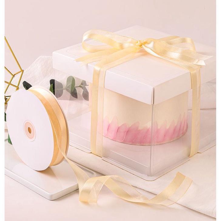 2.5cm 2 Yards Lace Fabric Misty Gauze Handmade Ribbons DIY Gift Packaging Material Flowers Ribbon Hair Accessorie(1888L) - Image 11