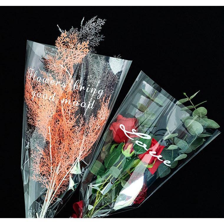 100pcs Flower Wrapping Bags Flower Bouquet Packaging Bags Floral Arrangement Bag(1962L) - Image 3