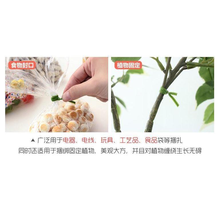 30M Reusable tie wrap Plastic Shell Twist Ties With Cutter cable organizer wire winder garden plant (867L) - Image 5