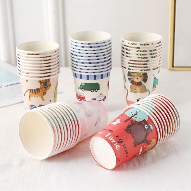 5pcs Party Disposable Bear Car Paper Cups DIY Decoration Baby Shower Kids Birthday Picnic Tableware Supplies(1927L) - Image 2