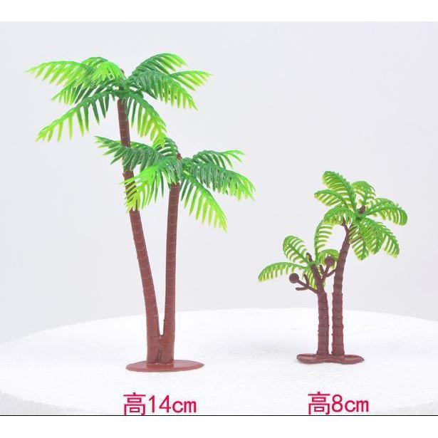 Coconut Tree Birthday Cake Cards Dessert Baking Fruit Insert Cards Toppers Decor (350L) - Image 8