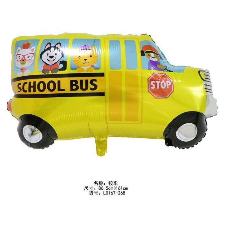 New Aluminum balloon tank police car fire truck ambulance school bus transportation aluminum foil balloon(610L) - Image 12