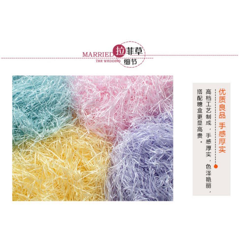 50g/bag Paper Raffia Filling Material Shredded Crinkle Paper Confetti Candy Box/Gift Box Filler Wedding(848L) - Image 2
