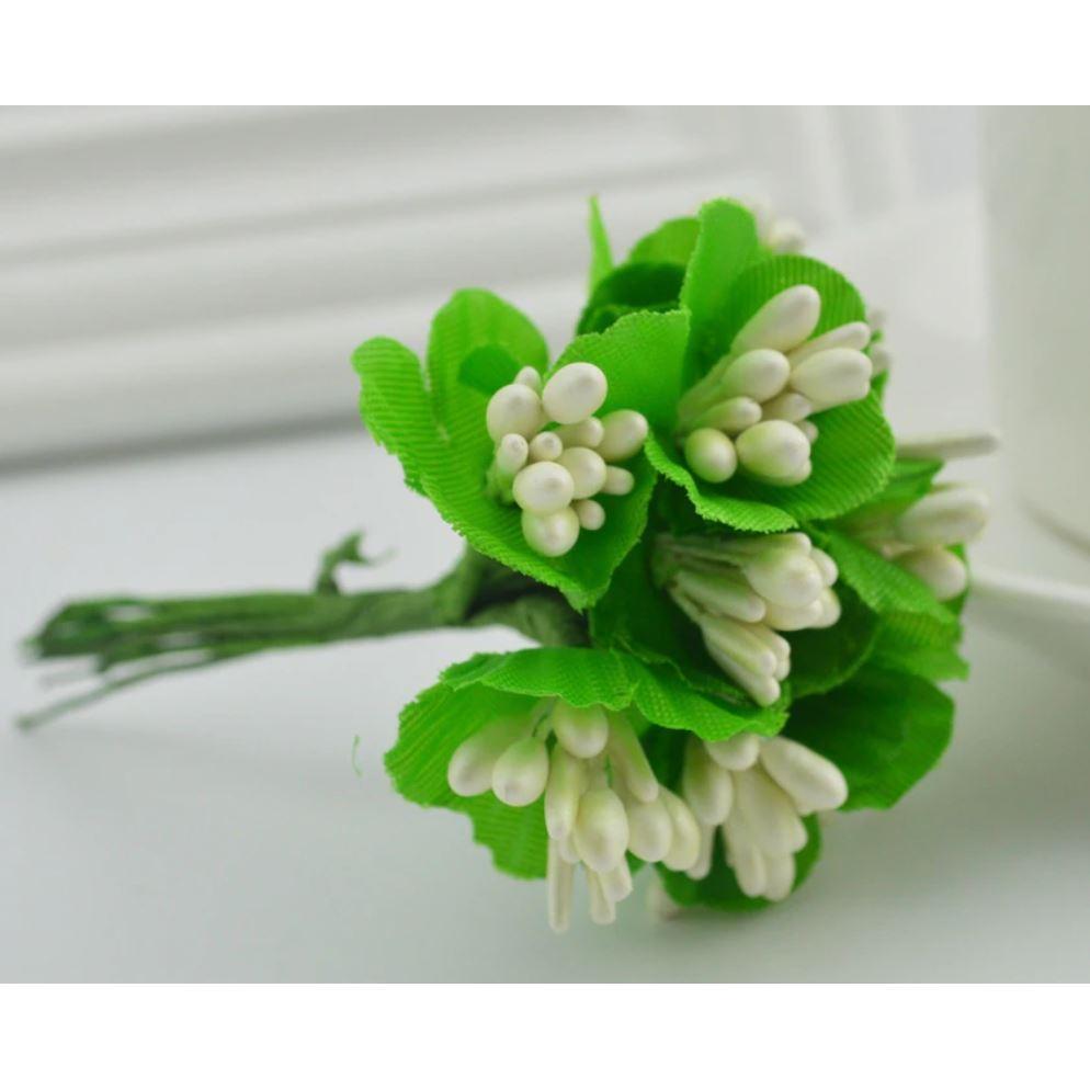 10pcs slik stamen bouquet diy handwork wreaths home wedding decoration Bride headdress gifts Artificial flowers(639L) - Image 3