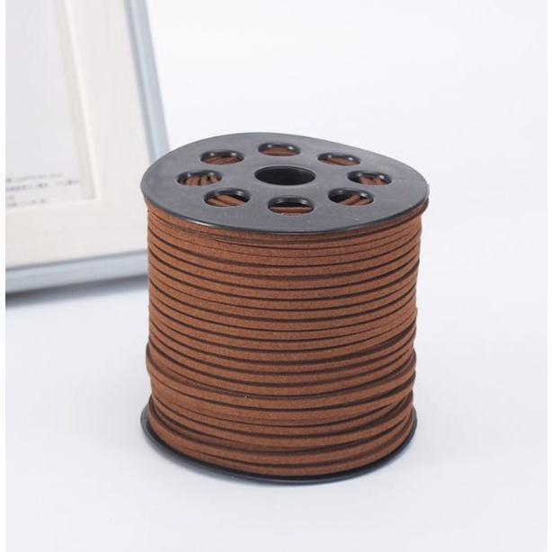 5/10yards 2mm Thread Tassel Bouquet Packing Material Rope Multi-colors Flat Faux Suede Korean Leather Cord彩色韩国绒皮绳(1574L) - Image 20