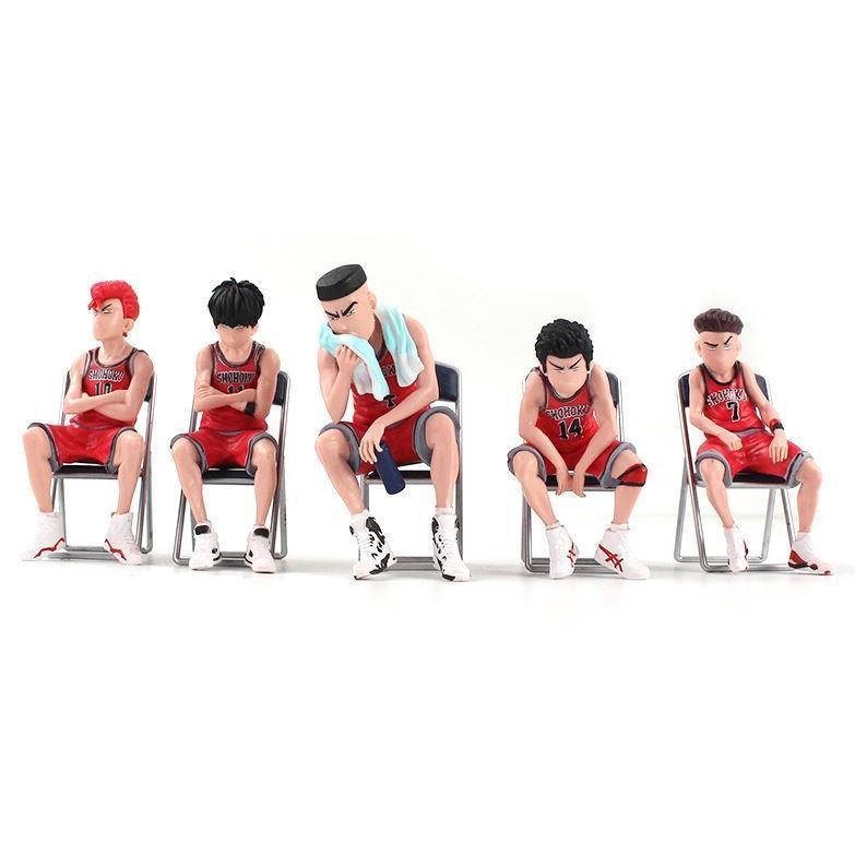 5pcs/set Big Small Slam Dunk Figure PVC Action Toy Kaede Rukawa Hanamichi Sakuragi Takenori Miyagi Ryota灌篮高手(1642L) - Image 11