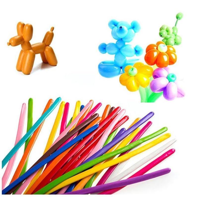 20pcs Small Prince Magic Changeable Long Balloon Monochrome Genuine Wedding Bar KTV Birthday Party Decoration(1961L) - Image 2