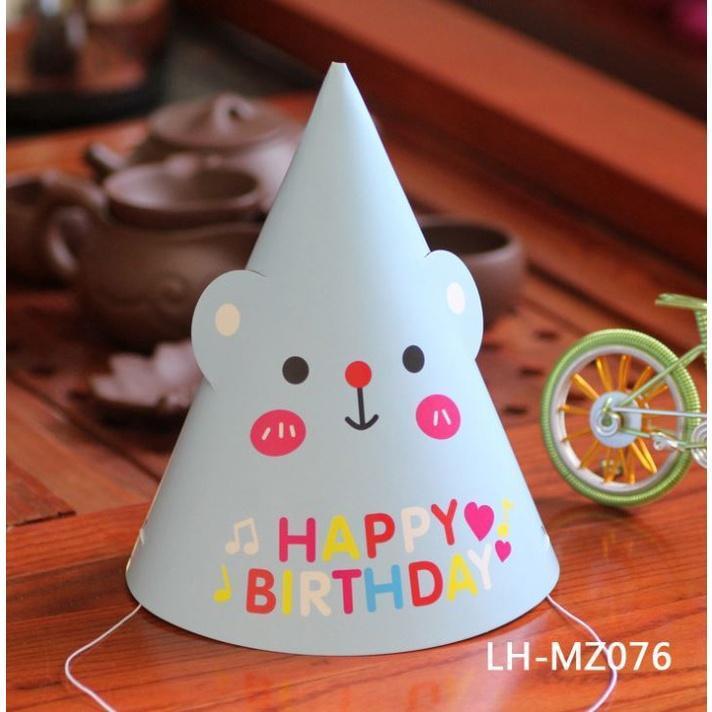 5pcs Happy Birthday Party Hats Paper Handmade Cap Shower Baby Decoration 生日帽 (574L) - Image 16