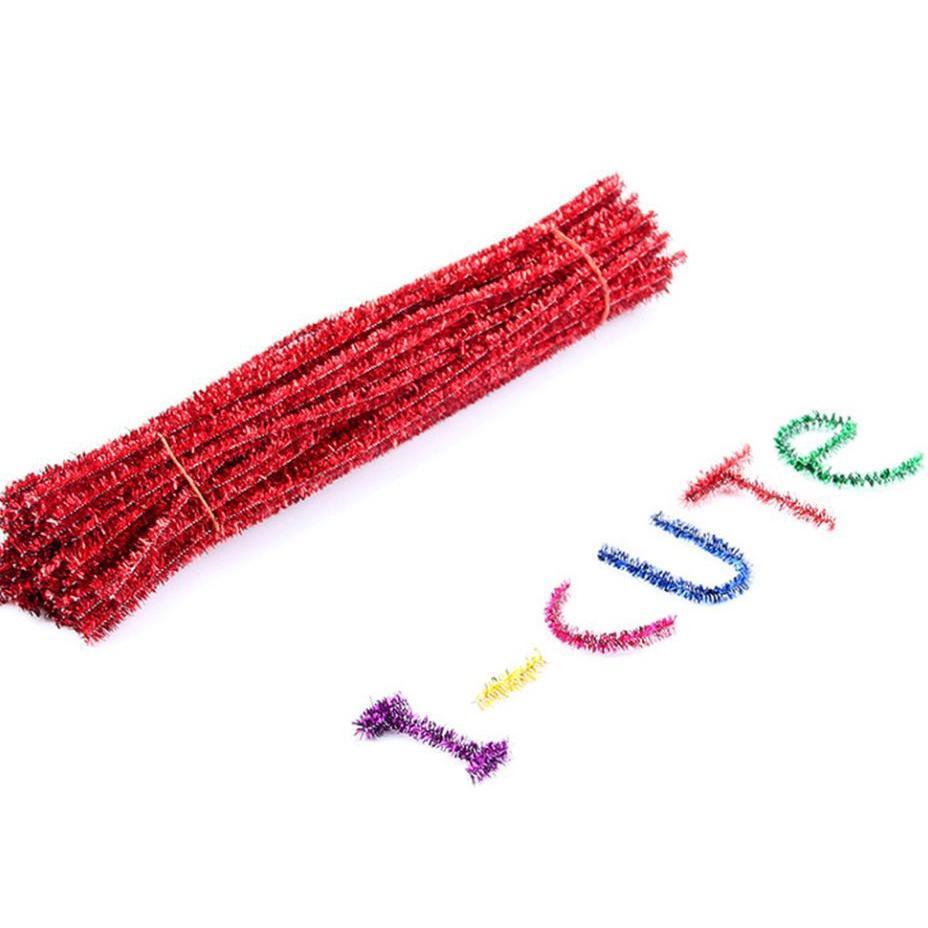 10pcs/pack DIY Twisting Bar Glitter Tops Glitter Hairy Glitter Twist Stick Christmas Decoration Accessories (273L) - Image 18