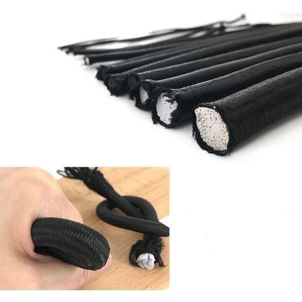 5yard 1mm~2mm Round High Elastic Sewing Elastic Band Fiat Rubber Band Waist Band Stretch 弹力绳 (1946L) - Image 7