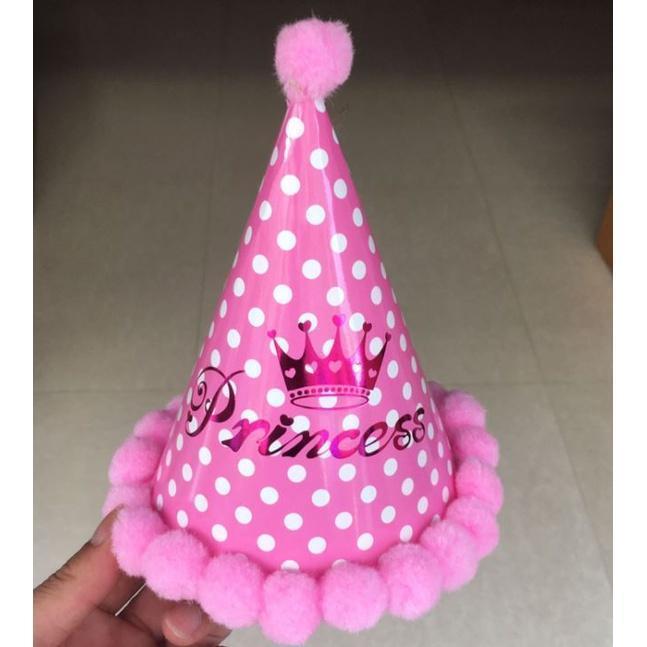 NEW Baby Kid Rainbow Birthday Party Hat Child Crown Decoration Pompon Paper Cap Cartoon Pattern Festival Colorful(1336L) - Image 19