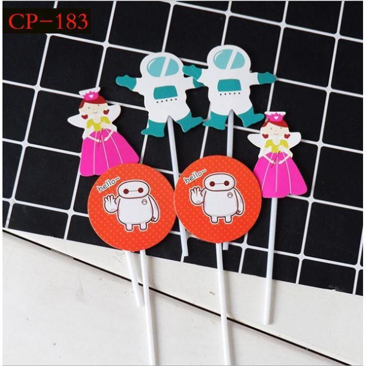 Mickey Mouse Peppa Pig Cupcake Toppers Birthday Cake Topper Decorating Picks Kids Wedding Baby Party Decorations(1140L) - Image 4