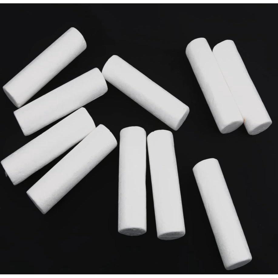 3/4/5cm Diameter White Modelling Craft Polystyrene Foam Cylinder Pillar Kids DIY Accessory Ornaments(1389L)
