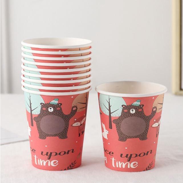 5pcs Party Disposable Bear Car Paper Cups DIY Decoration Baby Shower Kids Birthday Picnic Tableware Supplies(1927L) - Image 10