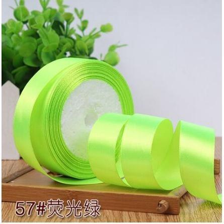 2.5cm Handmade DIY Material Silk Satin Ribbon for Wedding Party Gift Wrap Accessories Sewing Christmas Decoration(533L) - Image 18
