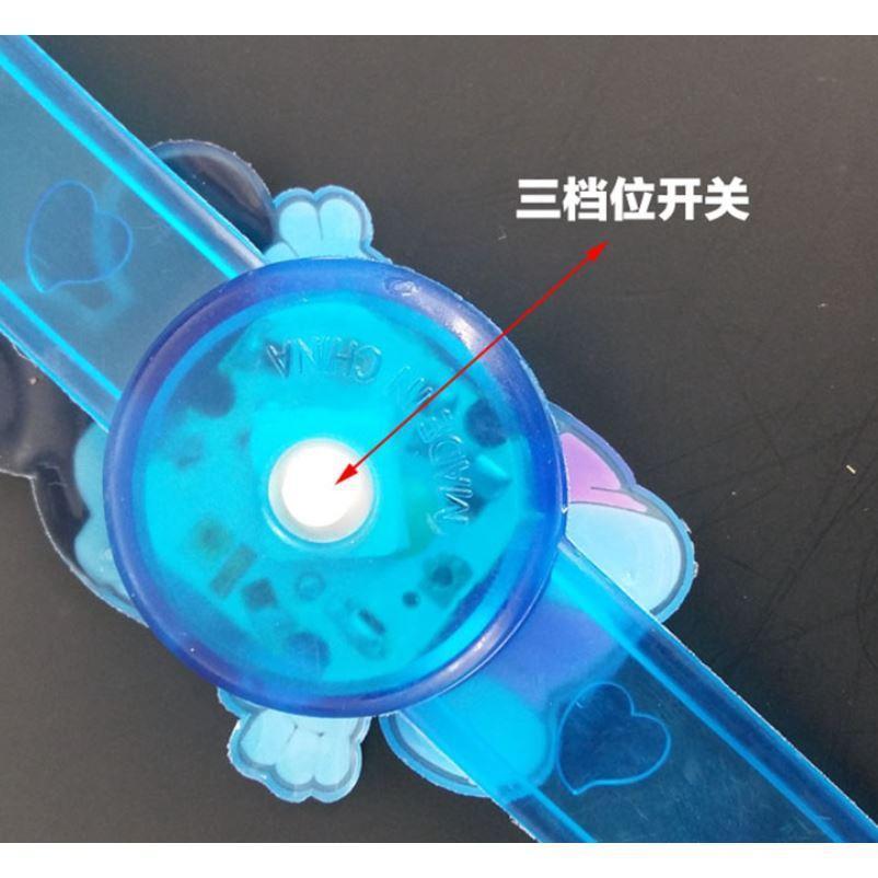 Flash LED Lighting Children Kids Bracelet Wrist Band Birthday Gift Party Decoration Cartoon Flash Luminous Watch(1893L) - Image 5