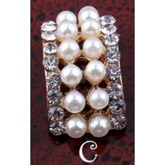 Rhinestone Jewelry Buckle Rhinestone Pearl Hair Accessories, Jewelry Headwear Material DIY-334 - Image 4